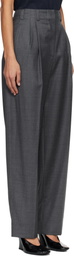 Givenchy Gray Double Pleat Trousers