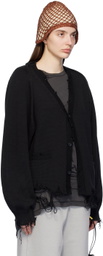 Doublet Black 2Way Sleeve Cardigan