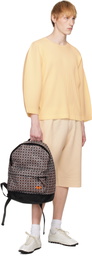 BAO BAO ISSEY MIYAKE Gray & Orange Rough Backpack