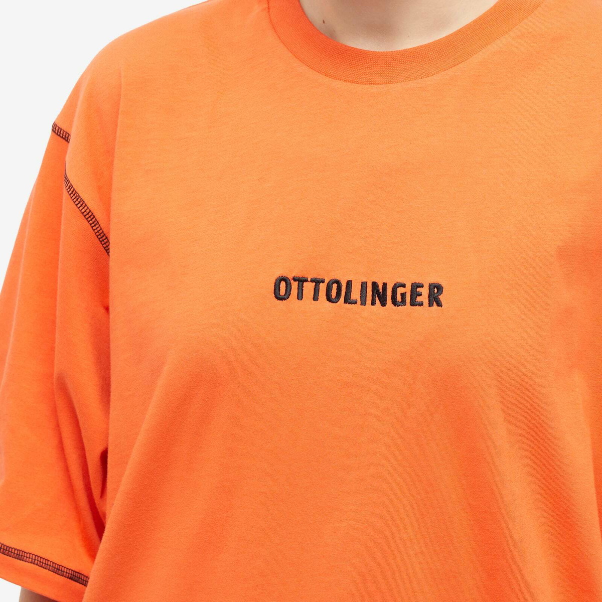 Ottolinger Women's Classic Logo T-Shirt in Cherry Tomato Ottolinger