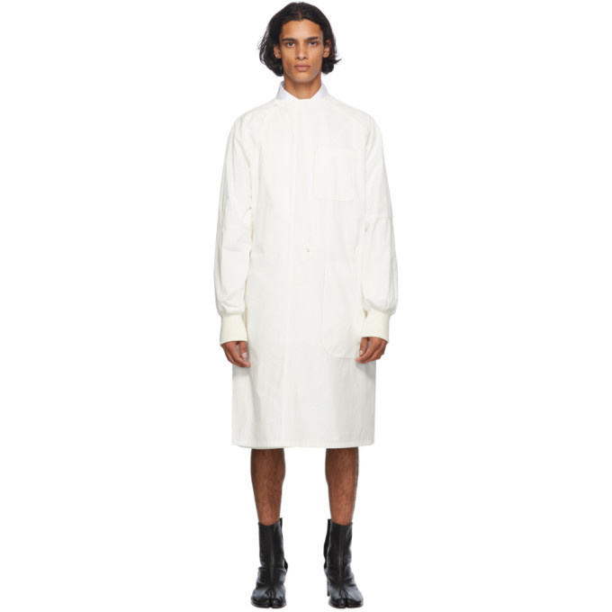 Photo: Maison Margiela Off-White Washed Trench Coat