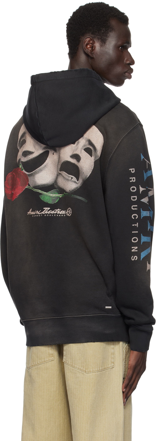 AMIRI Black Theatre Masks Hoodie Amiri