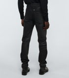 Givenchy - Coated slim-fit jeans