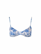 MC2 Saint Barth Woman Toile De Jouy Scoop Bralette Beach Top May