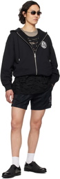 Han Kjobenhavn Black 'Officer' Printed Hoodie