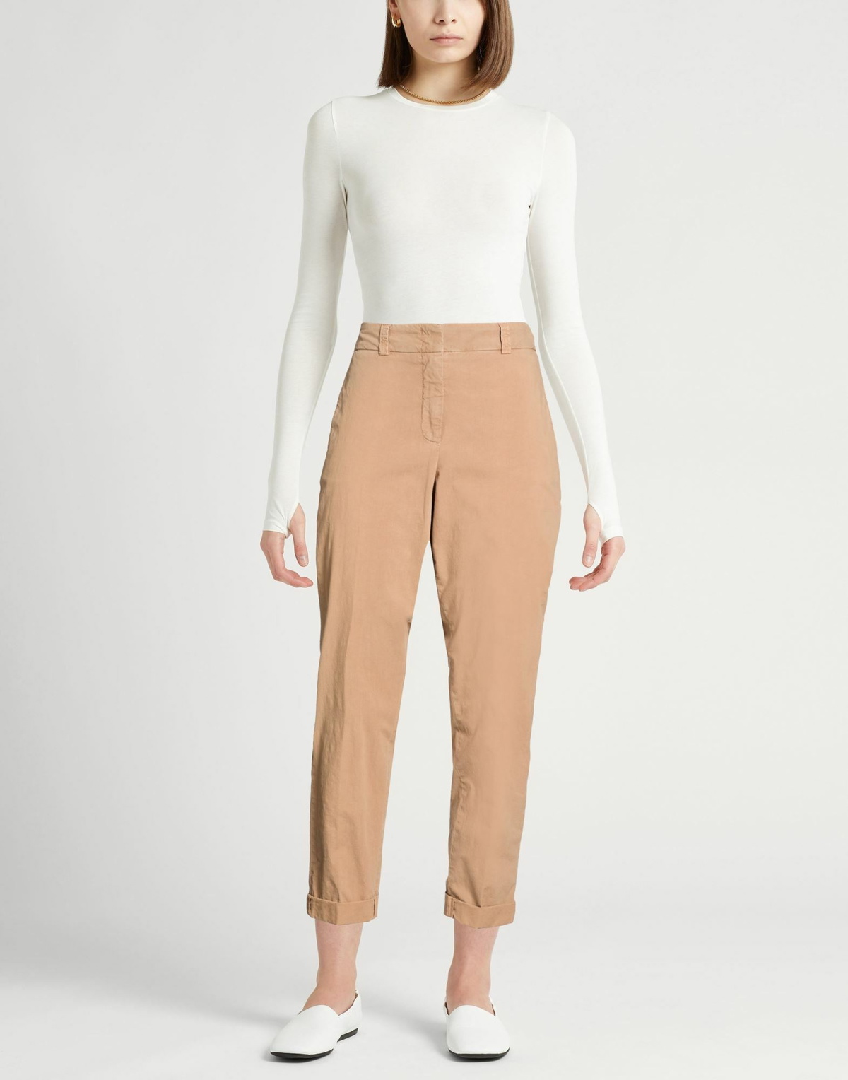 Peserico Womens Pants Camel