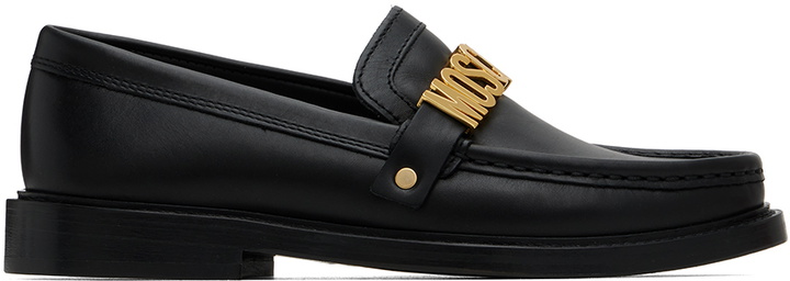 Photo: Moschino Black College Loafers