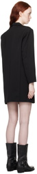 ANINE BING Black Quinn Minidress