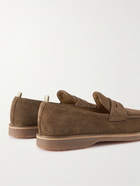 Officine Creative - Kent Suede Loafers - Brown