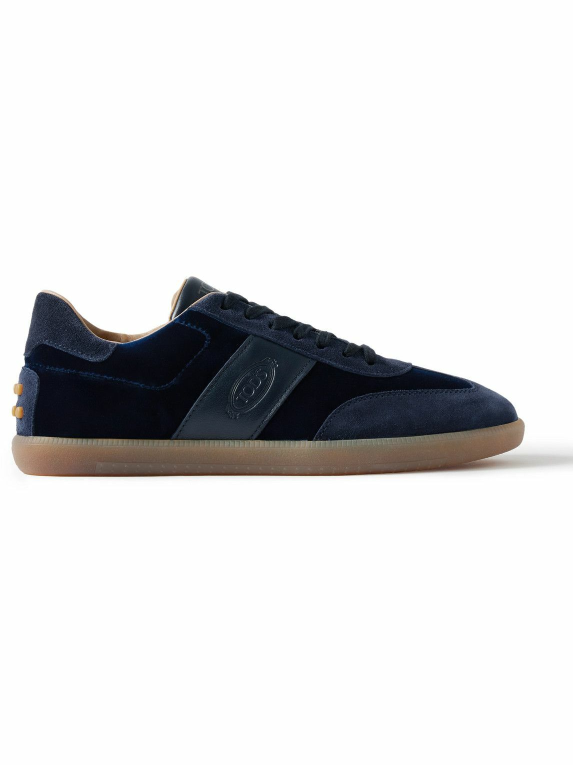 Tod's Logo-Embossed Suede Sneakers