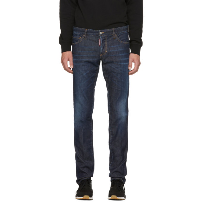 Photo: Dsquared2 Blue Done Deal Slim Jeans