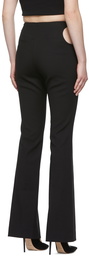 Courrèges Black Nylon Trousers