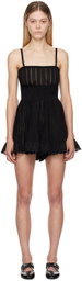 ALAÏA Black Crinoline Romper