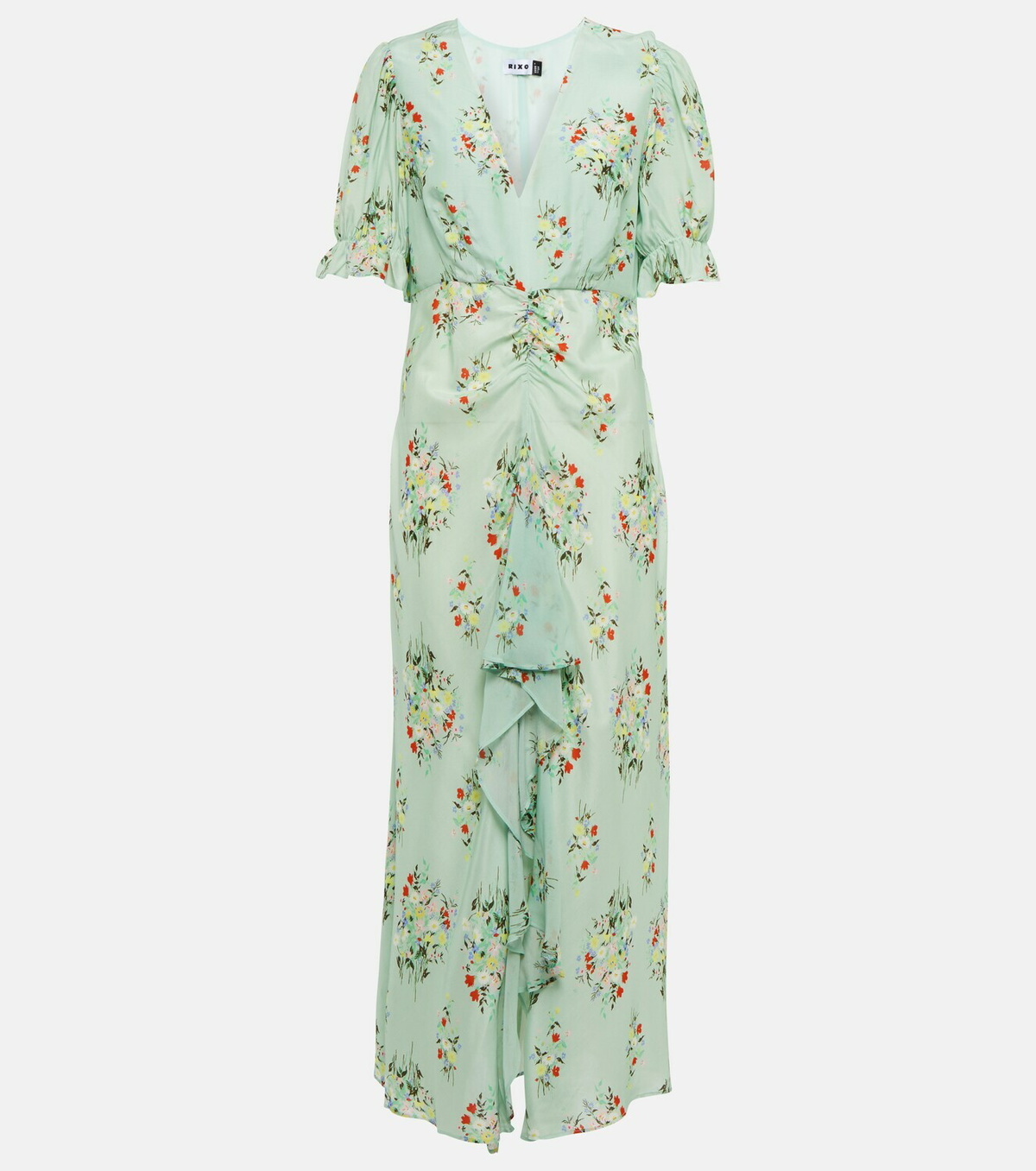 RIXO リキソー ブランド ワンピース floral cotton&silk 773291 Rixo Ariel floral cotton and silk dress Rixo