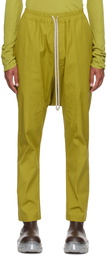 Rick Owens Yellow Drawstring Trousers