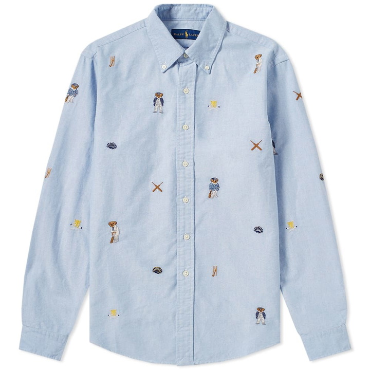 Photo: Polo Ralph Lauren Embroidered All Over Pattern Shirt