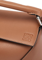 Loewe Puzzle Edge Small Leather top Handle bag - Tan - One Size