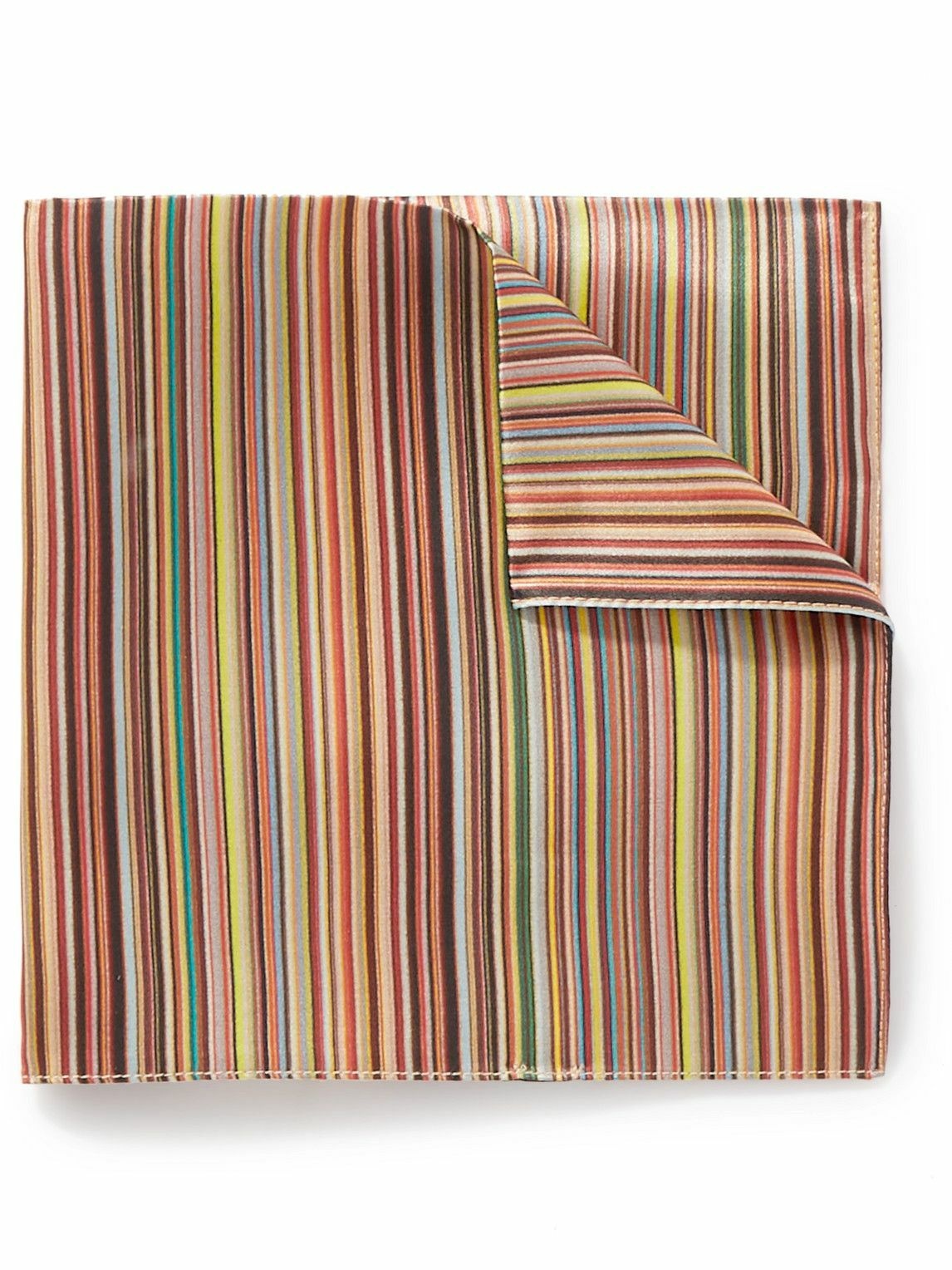 Photo: Paul Smith - Striped Silk-Jacquard Pocket Square