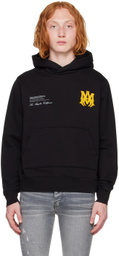 AMIRI Black Military Specs Stencil Hoodie