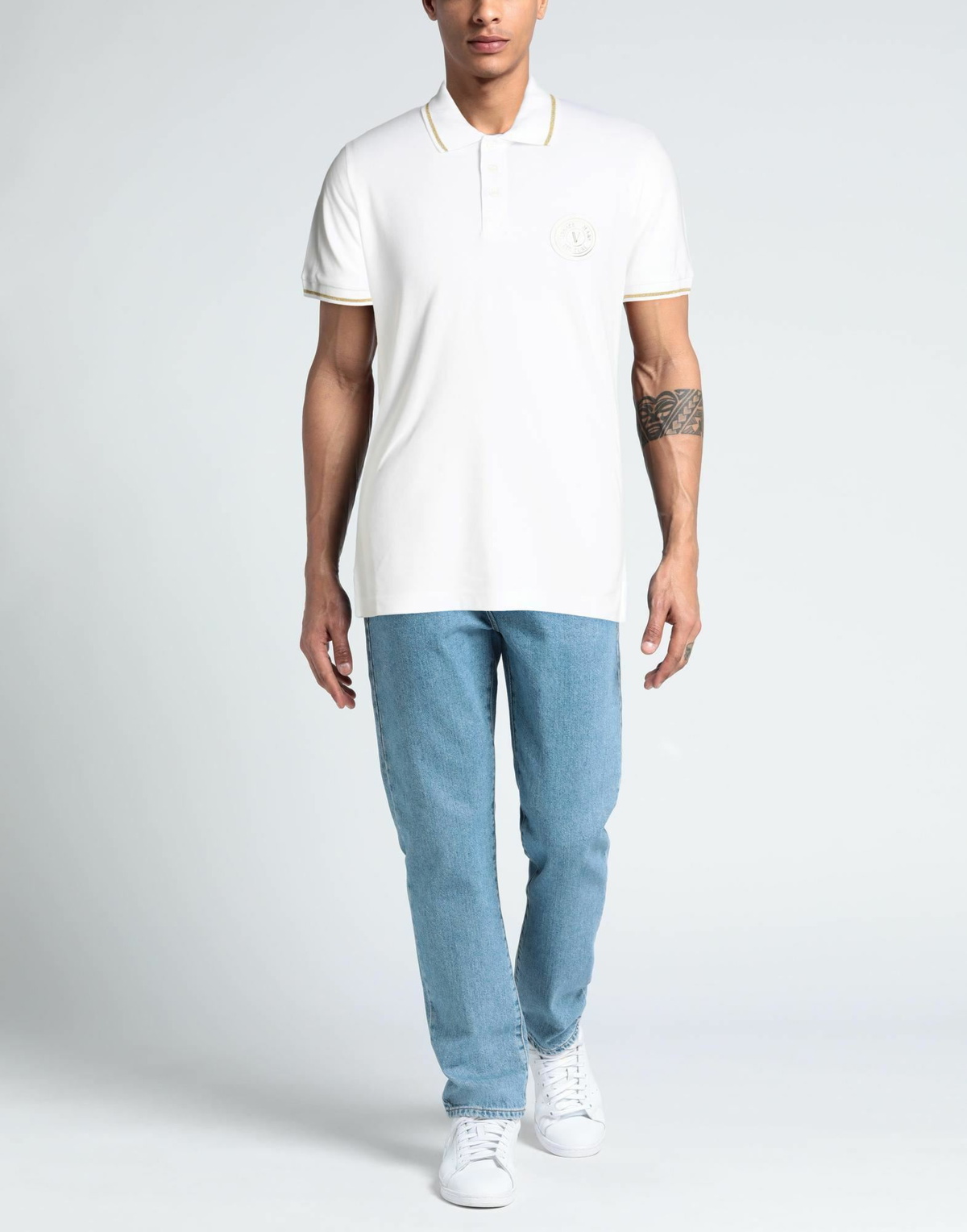 Versace Jeans Couture Mens Polo shirt in White