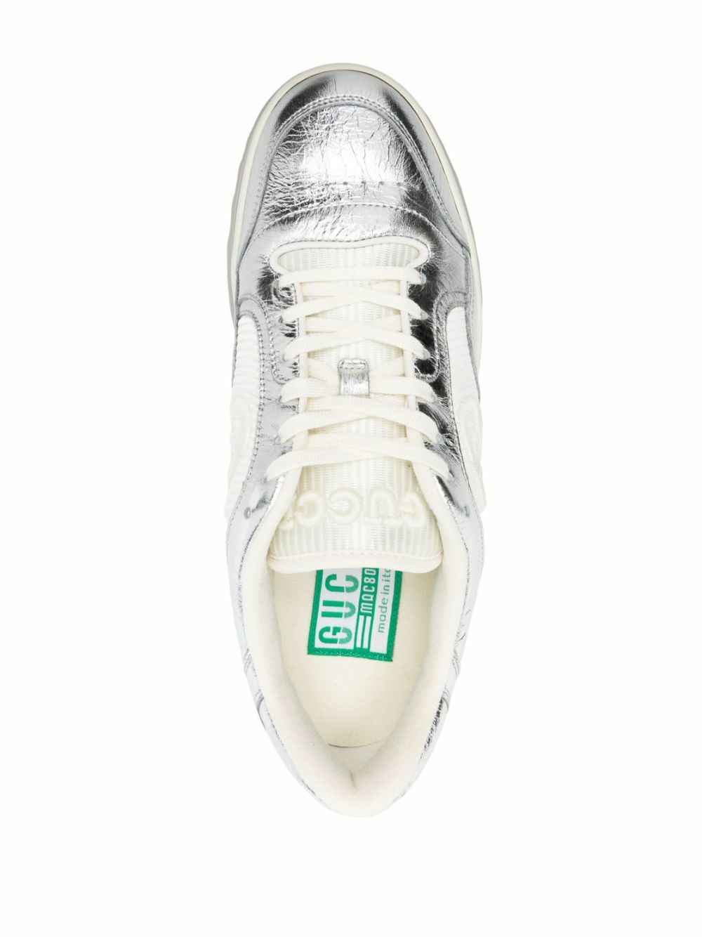 Gucci Silver-Tone Mac80 Low-Top Sneakers Gucci