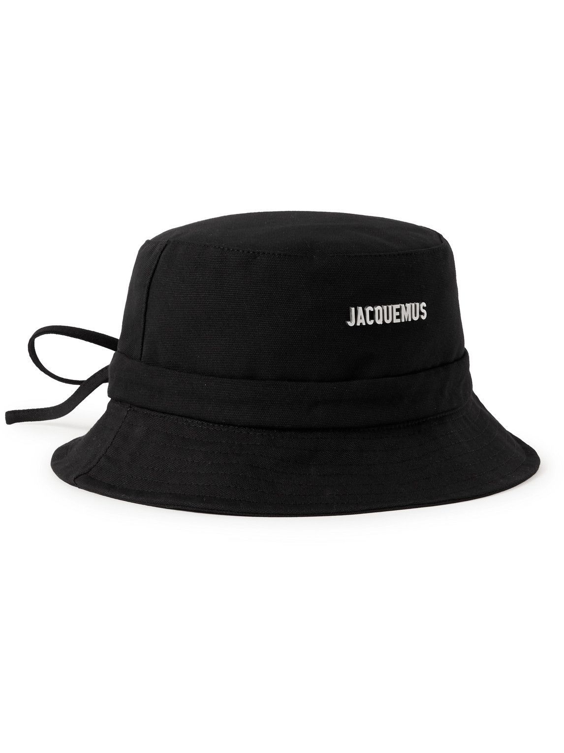 【JACQUEMUS】 Logo canvas bucket hat JACQUEMUS Le Bob embellished cotton-canvas bucket hat | NET