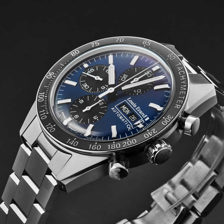 Louis Erard Sportive Chronograph Automatic Blue Dial Mens Watch 78109AA35.BMA29