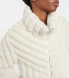 Moncler Pedrix faux fur down jacket