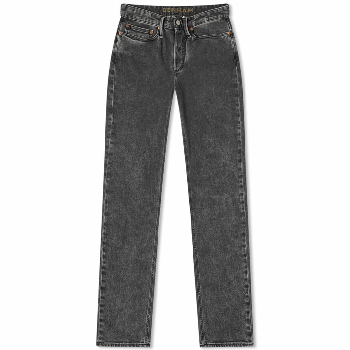 Photo: Denham Men's Taper Denim Jeans in Stone Wash Black