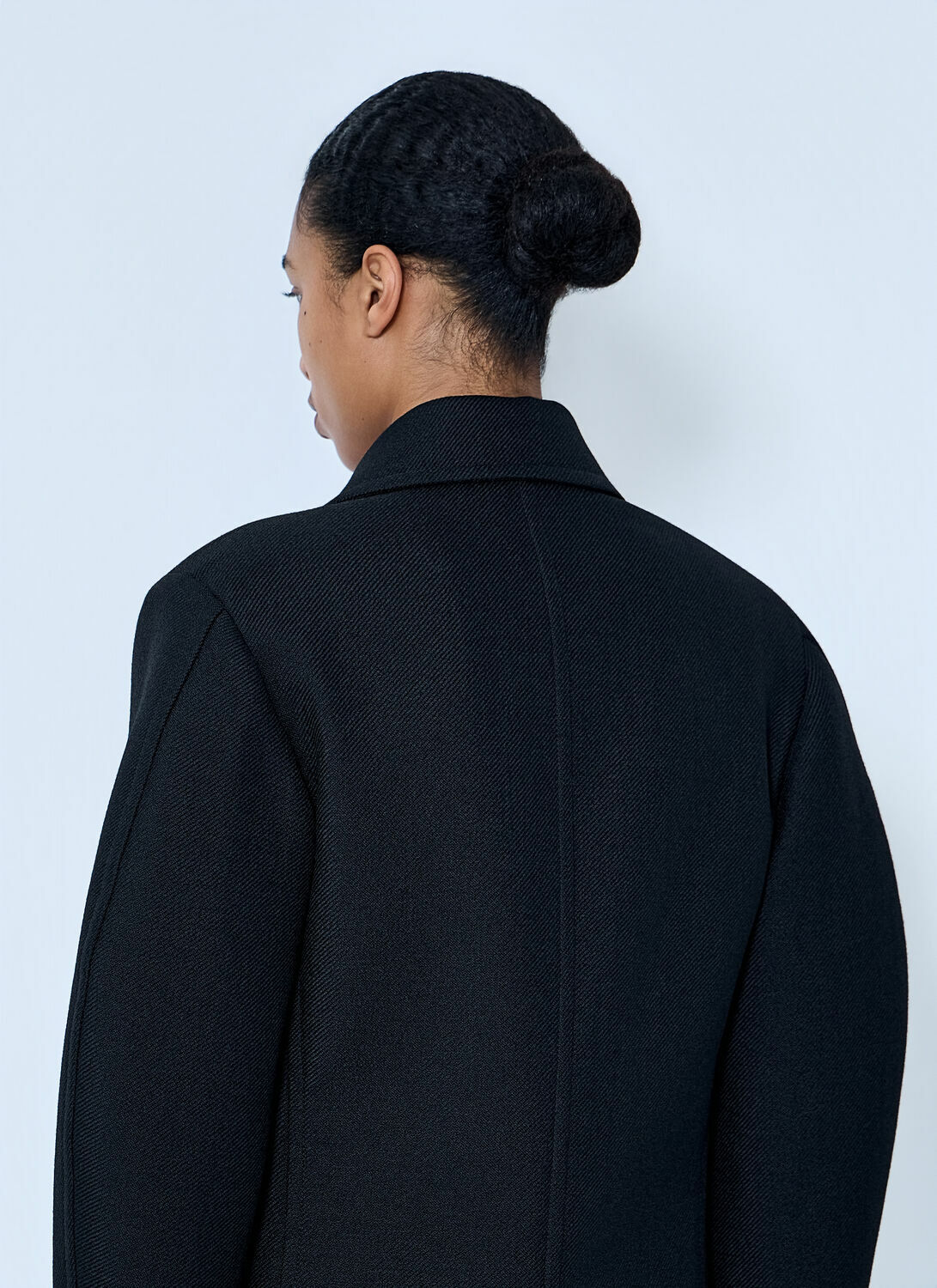 Bottega Veneta Double-Breasted Coat with Knot Details