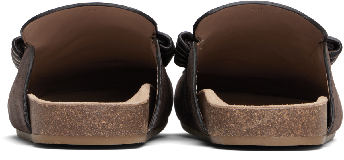 JW Anderson Brown Stitch Loafers