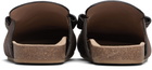 JW Anderson Brown Stitch Loafers