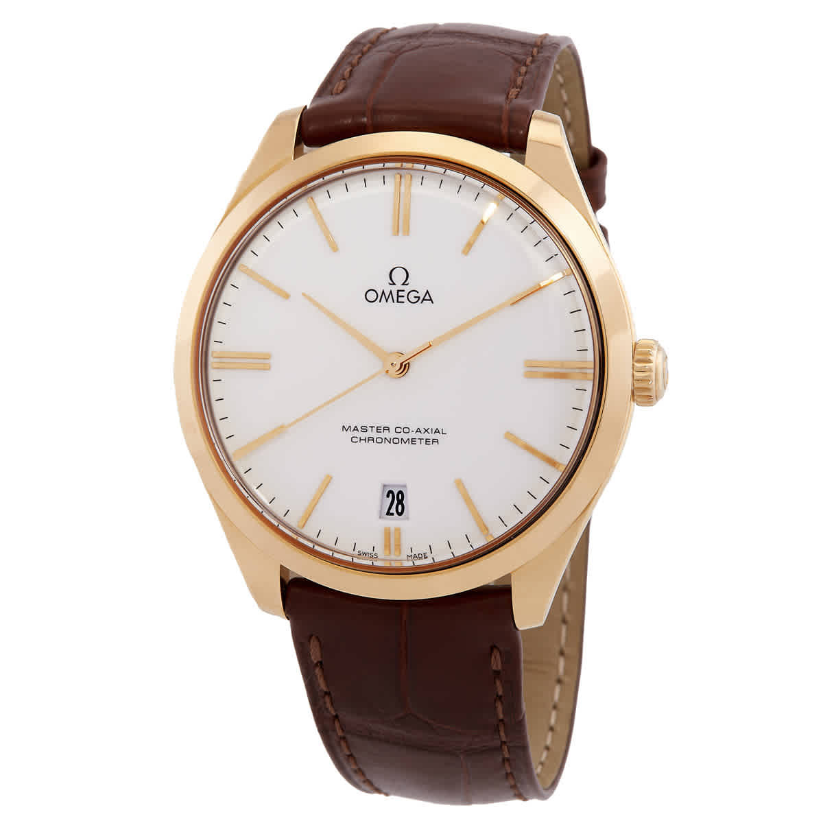 Omega Limited Edition De Ville Tresor Hand Wind Chronometer White Dial Mens Watch 432.53.40.21.09.001