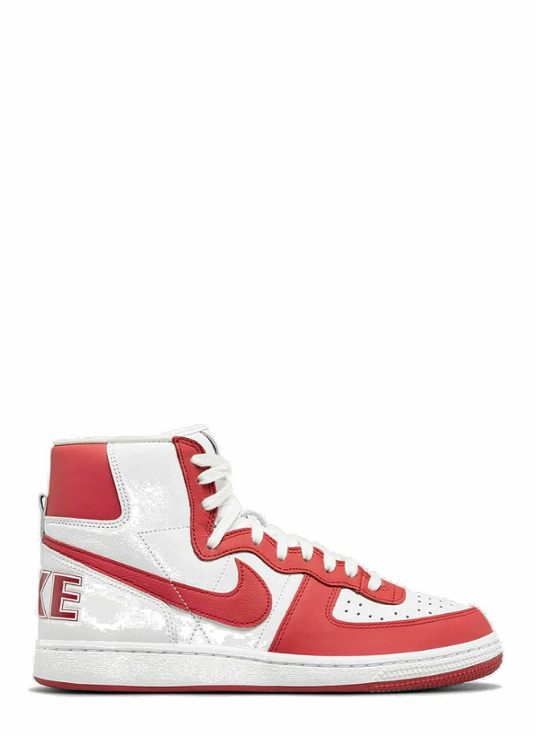 Photo: Comme Des Garçons Homme Plus - x Nike Terminator Sneakers in Red