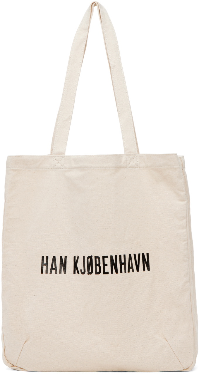 Han Kjobenhavn Off-White Printed Tote