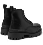 Balenciaga - Strike Leather Boots - Black