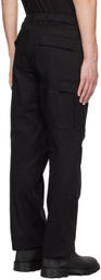 Moncler Black Logo Patch Cargo Pants