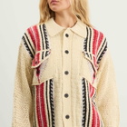 TOGA ARCHIVES Women's Mesh Knit Jacket in Off White