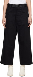 Y's Black Panel Trousers