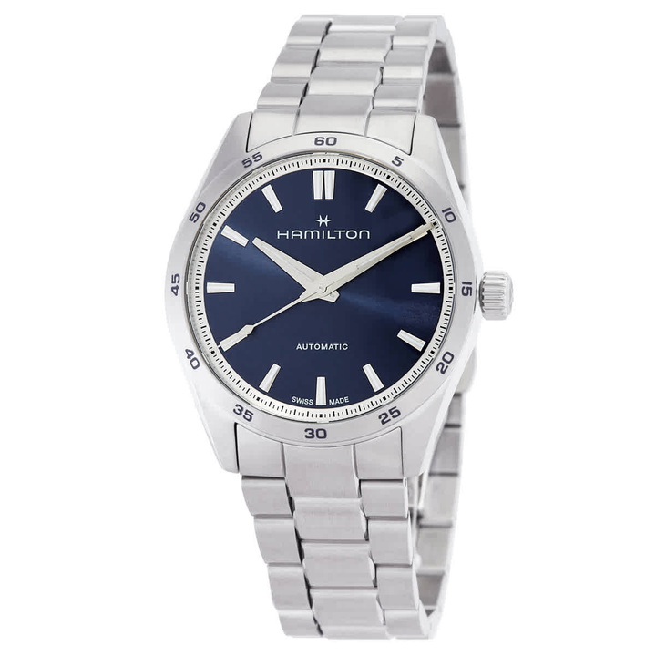 Photo: Hamilton Jazzmaster Performer Automatic Blue Dial Watch H36115140