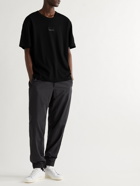 adidas Originals - R.Y.V. Webbing-Trimmed Cotton-Jersey T-Shirt - Black