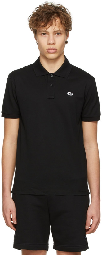 Photo: Diesel Black T-SMITH-DOVAL-PJ Polo