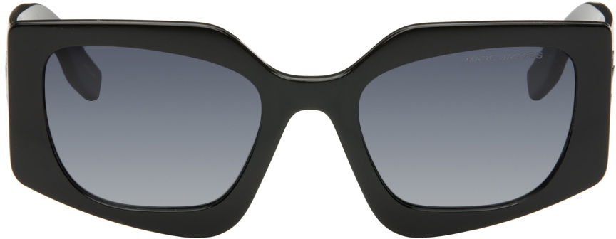 Marc Jacobs Black 'The Square Cat Eye' Sunglasses