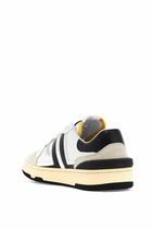 LANVIN 'mesh and leather clay sneakers with White