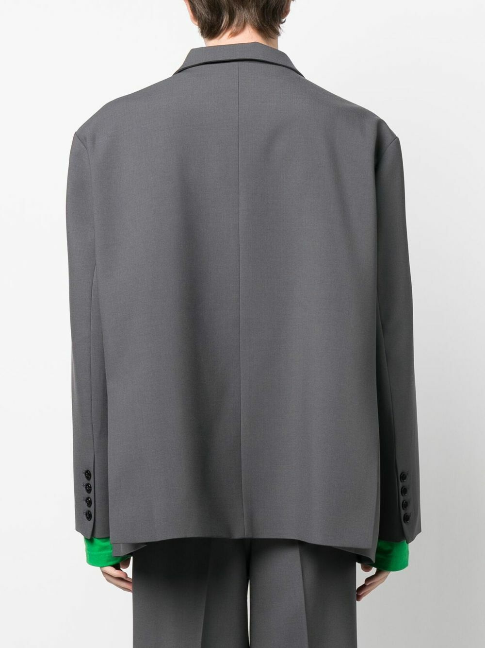The Frankie Shop Grey Beo Oversized Blazer