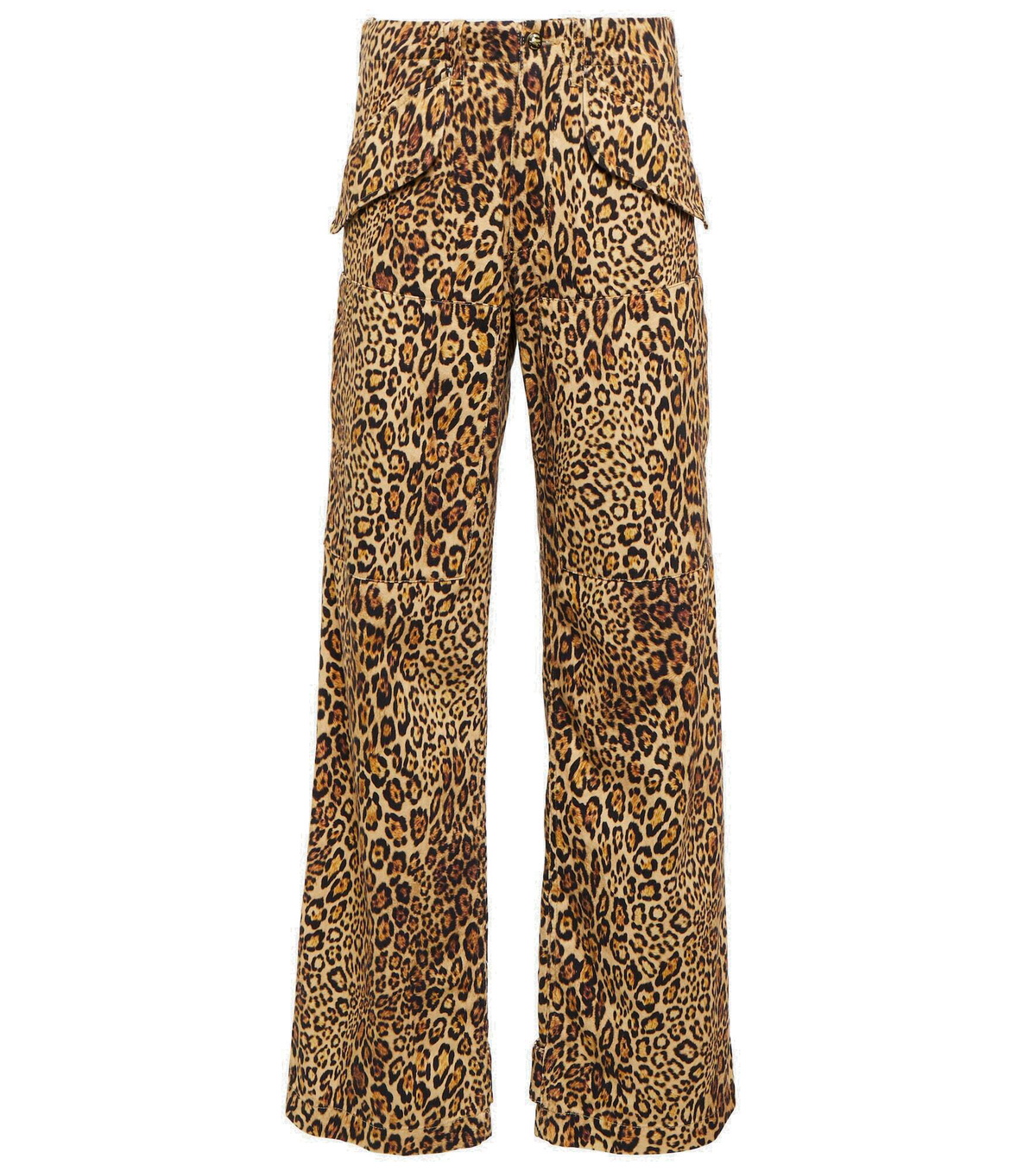 Etro - Leopard-print cotton cargo pants Etro