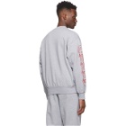 Aries Grey Column Sweatshirt