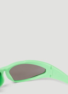 Balenciaga - Reverse Xpander Sunglasses in Green