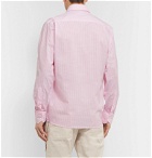 Peter Millar - Striped Cotton-Chambray Shirt - Pink