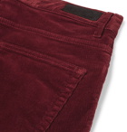 NN07 - Wilson Slim-Fit Stretch-Cotton Corduroy Trousers - Men - Red